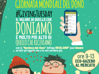 #GivingTuesday: 27 novembre, Giornata Mondiale del Dono. 