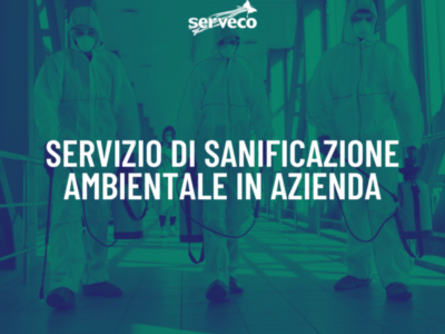 Coronavirus: servizio di sanificazione ambientale in azienda